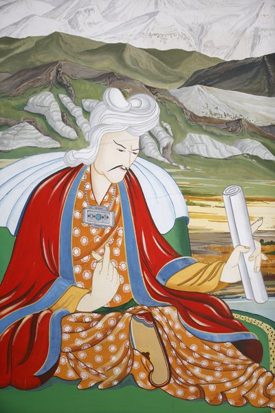 Templo de los Mil Budas Dashang Kagyu Ling, representación del ministro precioso, La Boulaye, Francia de Unbekannt