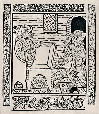 Inquilino pagando renta, 1523, 1903 de Unbekannt
