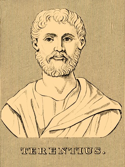 Terencio, c195-c 159 a.C., 1830 de Unbekannt