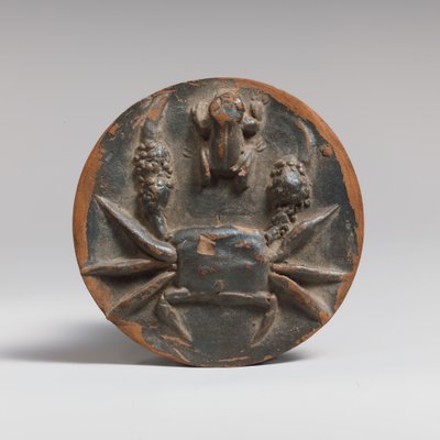 Tondo de terracota de un cuenco, siglo IV a.C. de Unbekannt