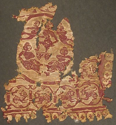 Fragmento textil, Bizantino, siglo IV-VI de Unbekannt