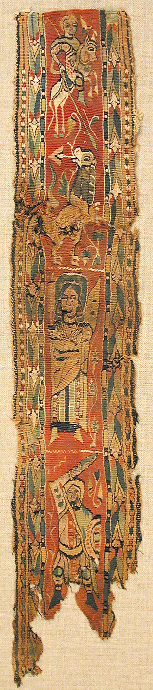 Fragmento Textil, Bizantino, siglo VI-VIII de Unbekannt