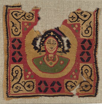 Fragmento textil, copto, siglos VI-VII de Unbekannt