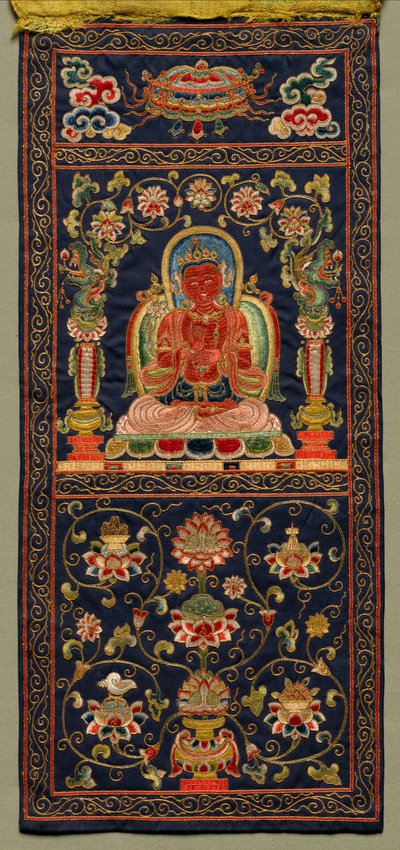 Thangka con el Séptimo Bodhisattva, 1368 - 1424 de Unbekannt