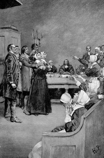 El Juicio de una Bruja, América, siglo XVII, 1882 de Unbekannt