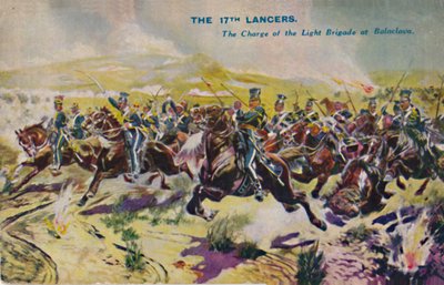 Los 17 Lanceros. La carga de la Brigada Ligera en Balaclava, 1854, 1939 de Unbekannt