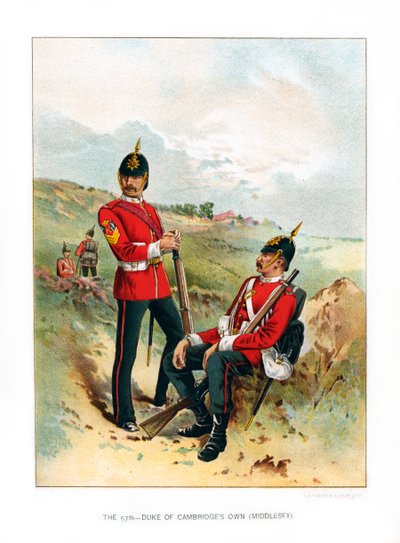 El 57º Duque de Cambridge, c. 1890 de Unbekannt