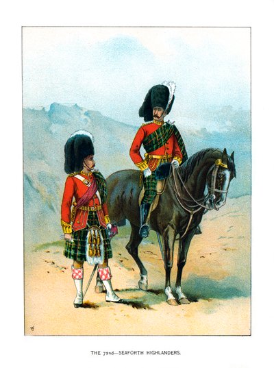 Los 72º Highlanders de Seaforth de Unbekannt