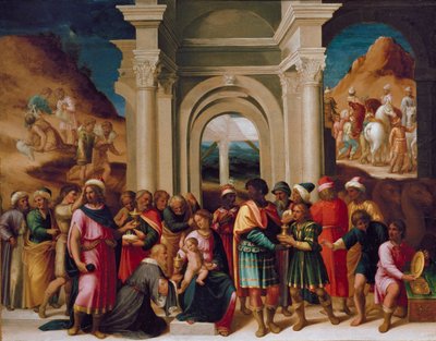 La Adoración de los Magos, c. 1530 de Unbekannt