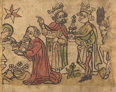 La adoración de los magos, c. 1400-1430 de Unbekannt
