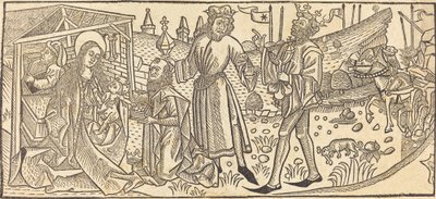 La Adoración de los Magos de Unbekannt