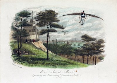 El hombre aéreo, Greenwich, Londres de Unbekannt