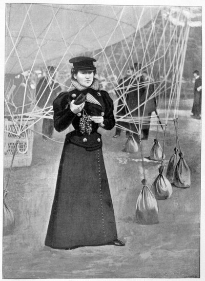 El Aero Club, traje de una mujer aeronauta, 15 de noviembre de 1898 de Unbekannt