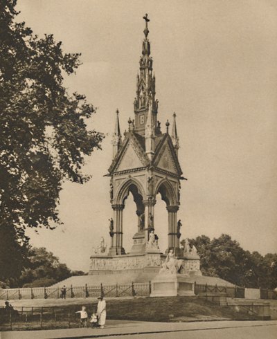 El Memorial de Albert desafía el clima y la crítica, c1935 de Unbekannt