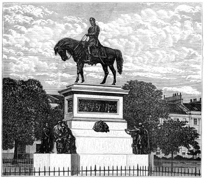 El Memorial de Albert, Charlotte Square, Edimburgo, 1900 de Unbekannt