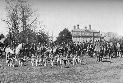 Los sabuesos de Albrighton: Una reunión en Stretton, c1903, 1903 de Unbekannt