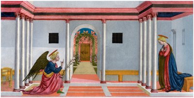 La Anunciación, c1445, 1958 de Unbekannt