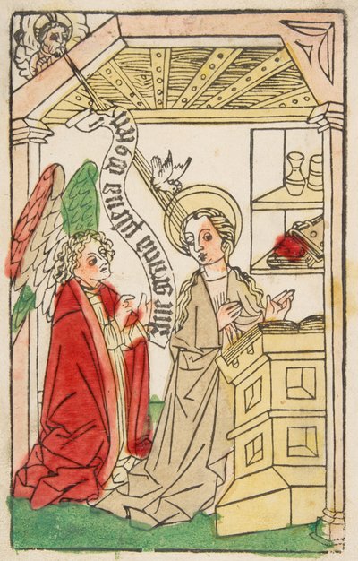 La Anunciación, ca. 1460-70 de Unbekannt