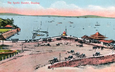 El Apollo Bunder, Bombay, India, principios del siglo XX de Unbekannt