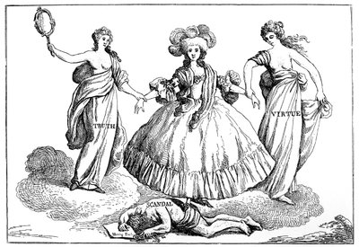 La apoteosis de la duquesa de Devonshire, 1784 de Unbekannt