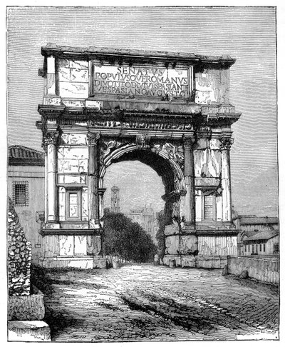 El Arco de Tito, Roma, Italia de Unbekannt