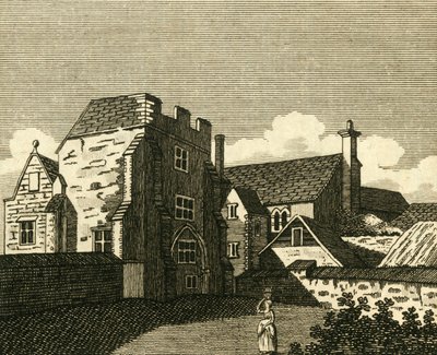 El Palacio del Arzobispo Gran Salón, en Canterbury, c1786 de Unbekannt