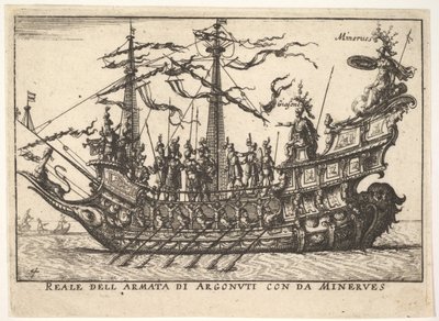 Los argonautas liderados por Minerva, de la serie... de Unbekannt