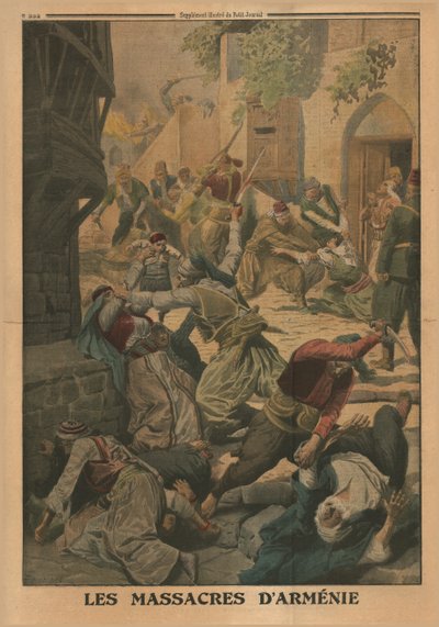 Las masacres armenias, 1915 de Unbekannt