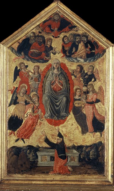 La Asunción de la Santísima Virgen María y El Cinturón de Tomás de Unbekannt