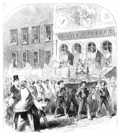 El Cable Telegráfico Atlántico, Desfile, c. 1858 de Unbekannt