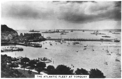 La flota atlántica en Torquay, 1936 de Unbekannt