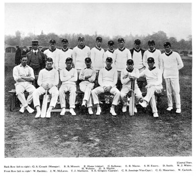 El equipo de cricket australiano de 1912 de Unbekannt