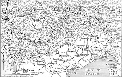 La Frontera Austriaca de Italia, 1915 de Unbekannt