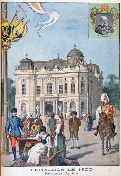 El pabellón austríaco en la Exposición Universal de 1900, París, 1900 de Unbekannt