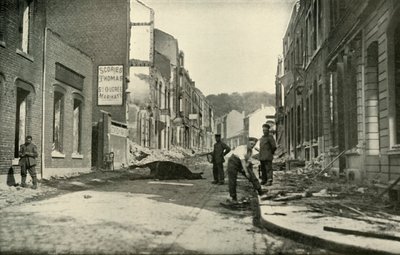 La Avenida De Maastricht, Visé, 1919 de Unbekannt