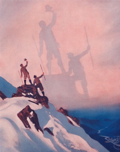 El espectro impresionante de Brocken, 1935 de Unbekannt