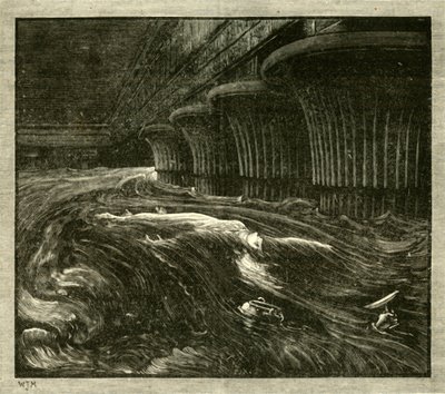 El banquete de Nitocris, 1890 de Unbekannt