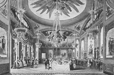 La sala de banquetes, c. 1827, 1939 de Unbekannt