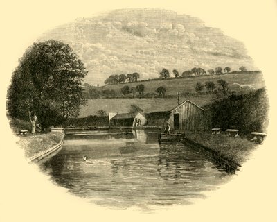 El lugar de baño, 1898 de Unbekannt