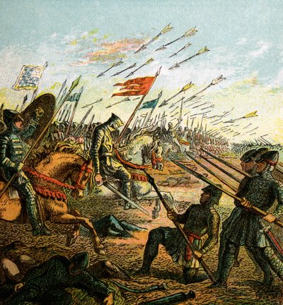 La Batalla de Hastings, 1066, c. 1850 de Unbekannt