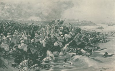La batalla de Aboukir, 1799, 1896 de Unbekannt