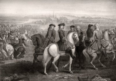 La Batalla de Blenheim, 1704 de Unbekannt