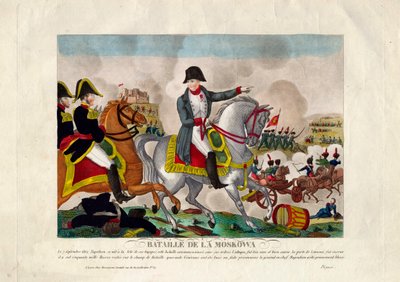La batalla de Borodino el 26 de agosto de 1812, ca. 1812 de Unbekannt