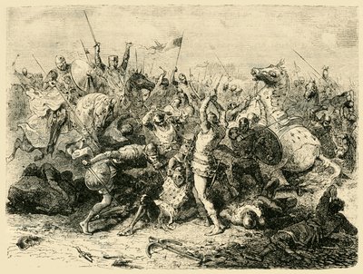 La batalla de Bouvines, 1214 de Unbekannt