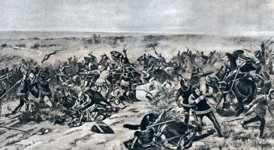 La Batalla de Crécy, 26 de agosto de 1346, 1910 de Unbekannt
