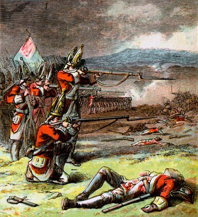 La Batalla de Culloden, 1746 de Unbekannt