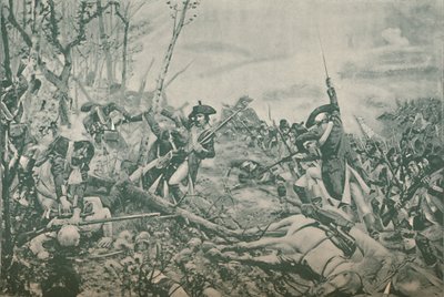 La batalla de Jemmapes, cerca de Mons, Bélgica, 6 de noviembre de 1792, 1896 de Unbekannt