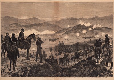 La Batalla de Kizil-Tepe el 25 de junio de 1877, 1877 de Unbekannt