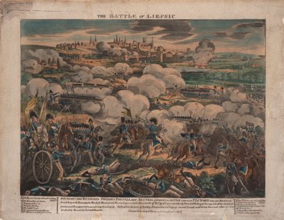La batalla de Leipzig de Unbekannt