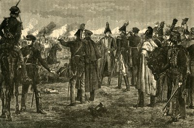 La Batalla de Leipzig, 1813, 1890 de Unbekannt